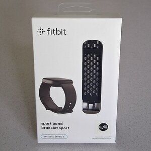 Fitbit Black Sport Band Bracelet Sport Size L